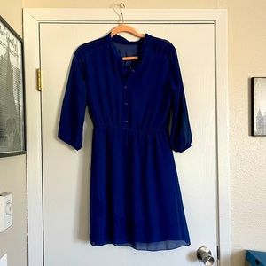 Dark beautiful blue dress